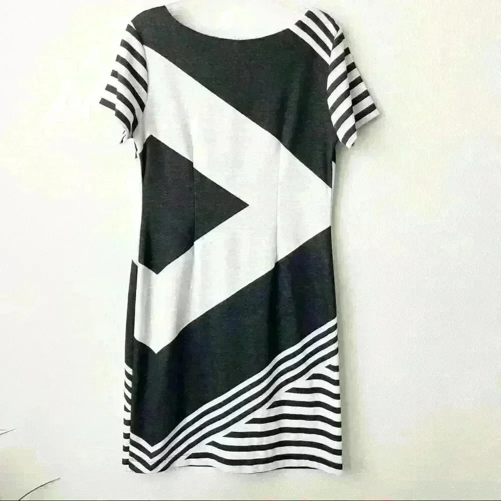 RONNI NICOLE | Black & White Mini Dress Size Small